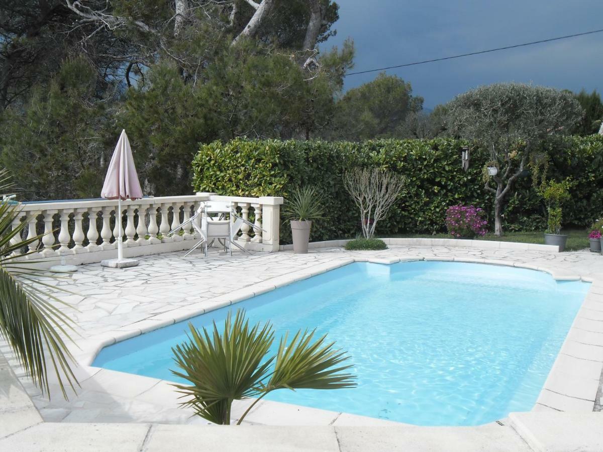 Charmante Villa A 15 Min De Nice Avec Piscine Blausasc Eksteriør billede